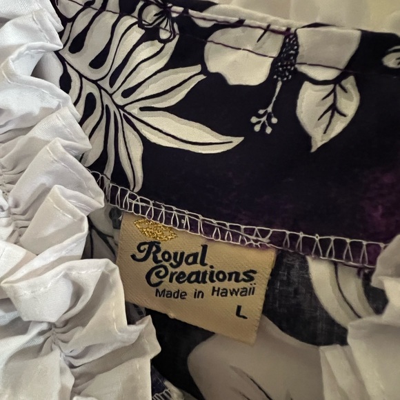 Royal Creation Hawaiian dress! Size L - Picture 4 of 4